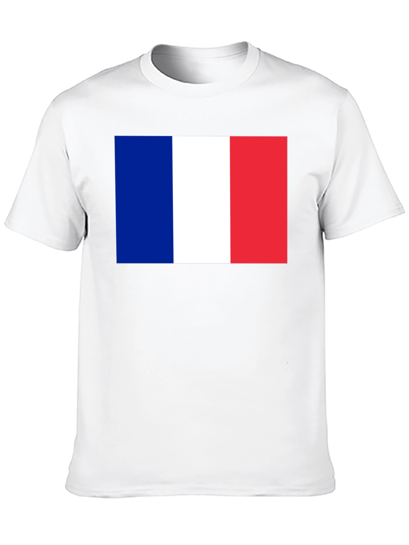 French Flag T-Shirt - Casual Graphic Tee