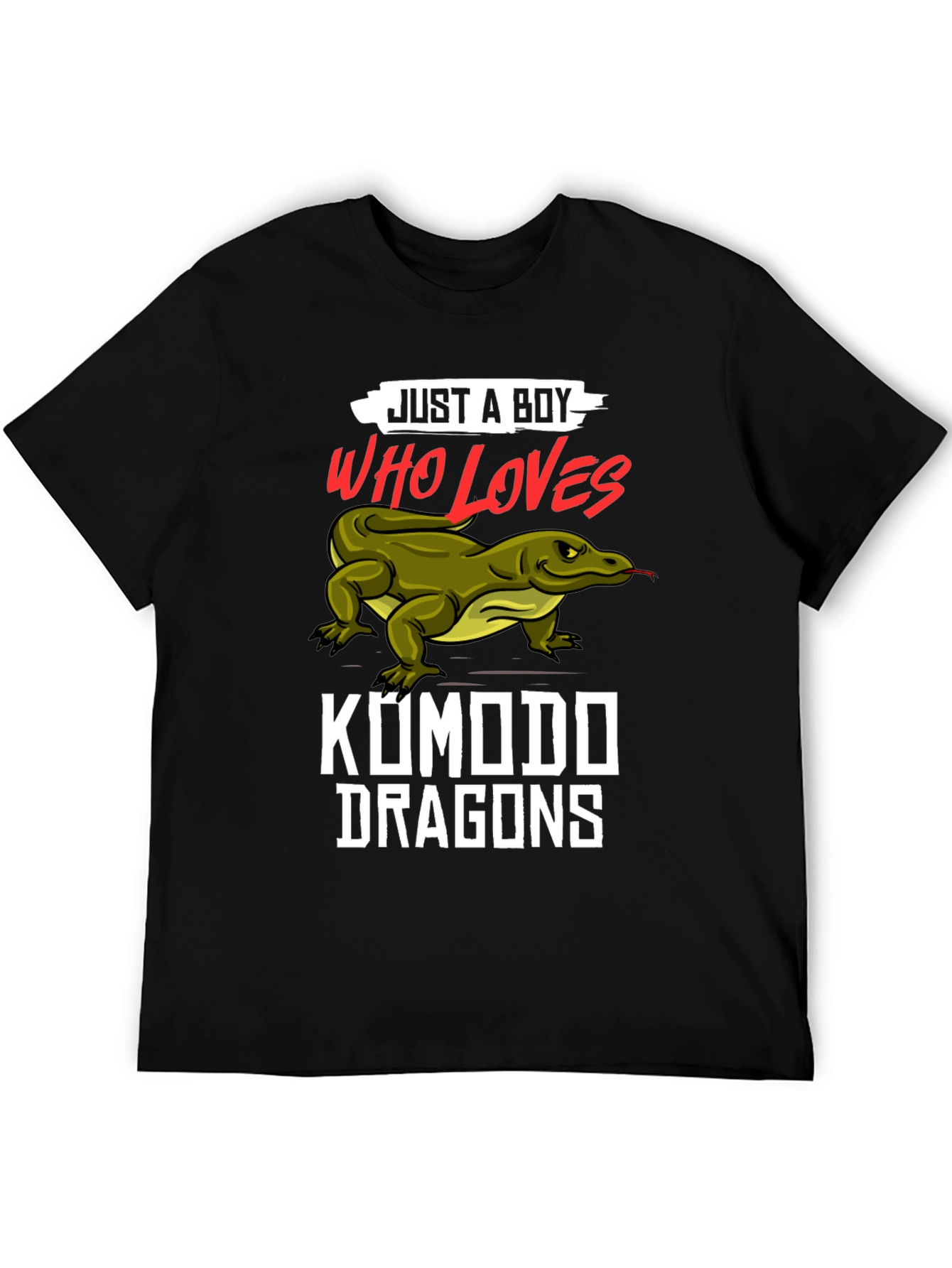 Just A Boy Who Loves Komodo Dragons T-Shirt