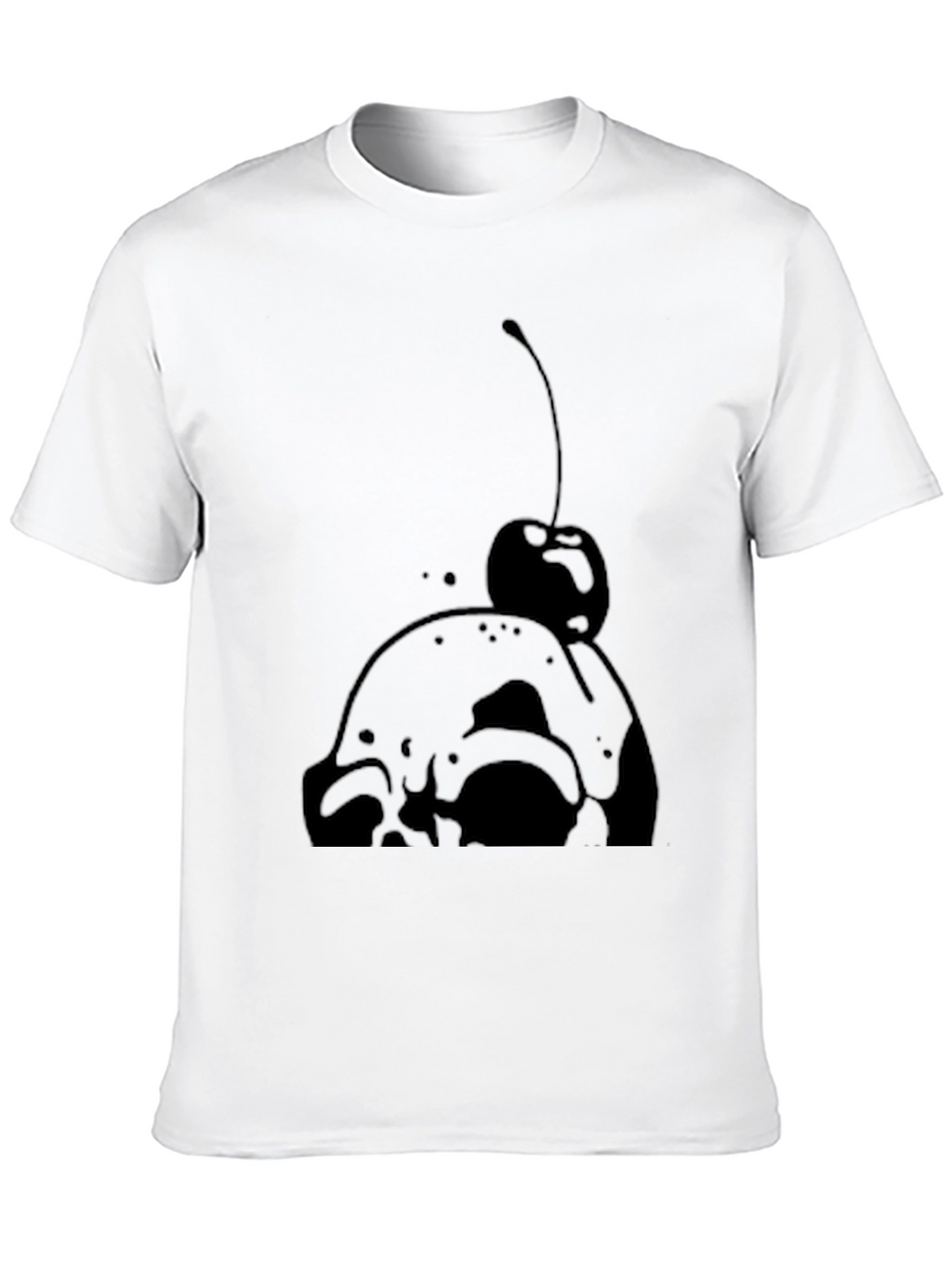 Cherry Skull Graphic Tee