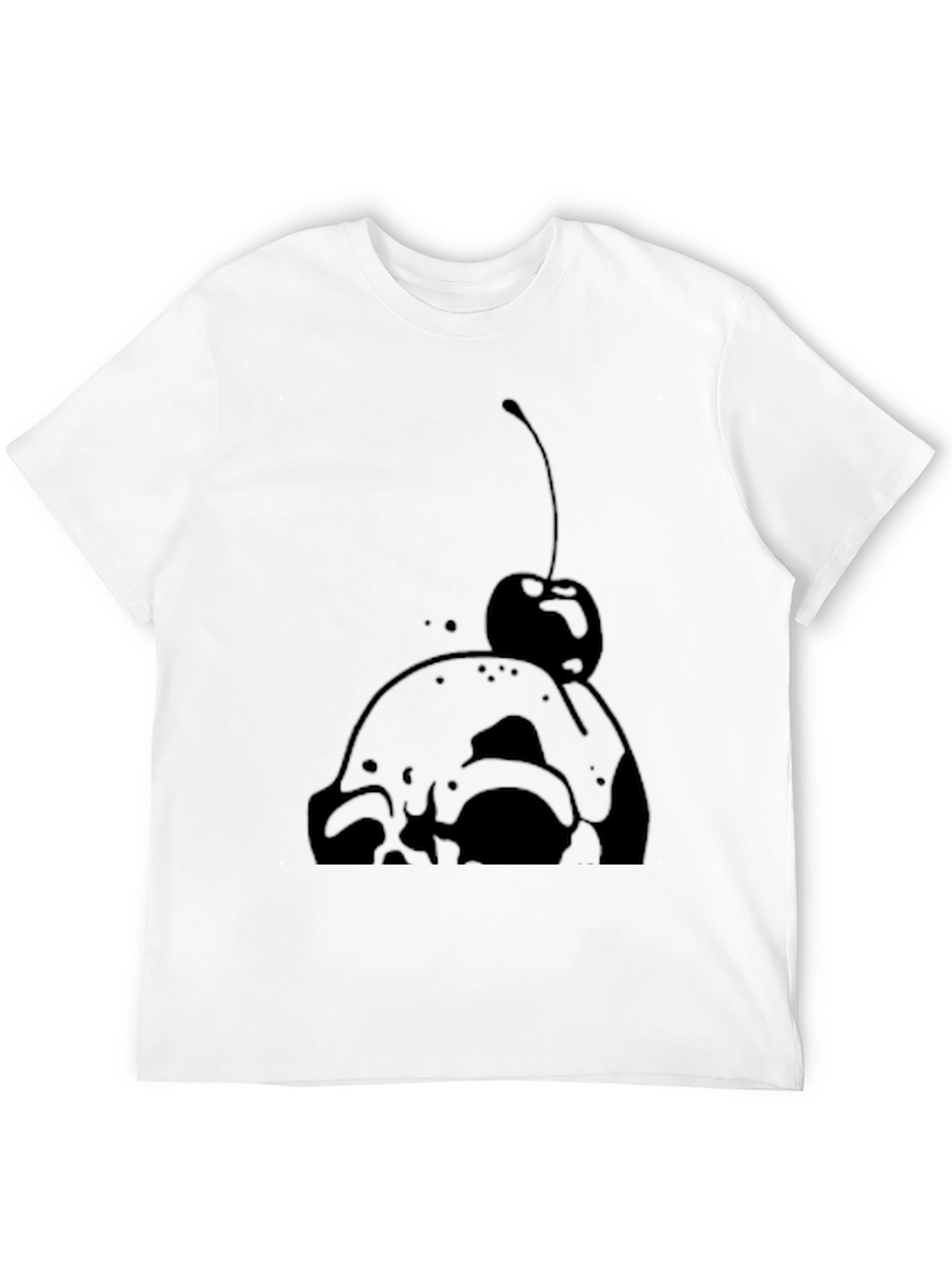 Cherry Skull Graphic Tee