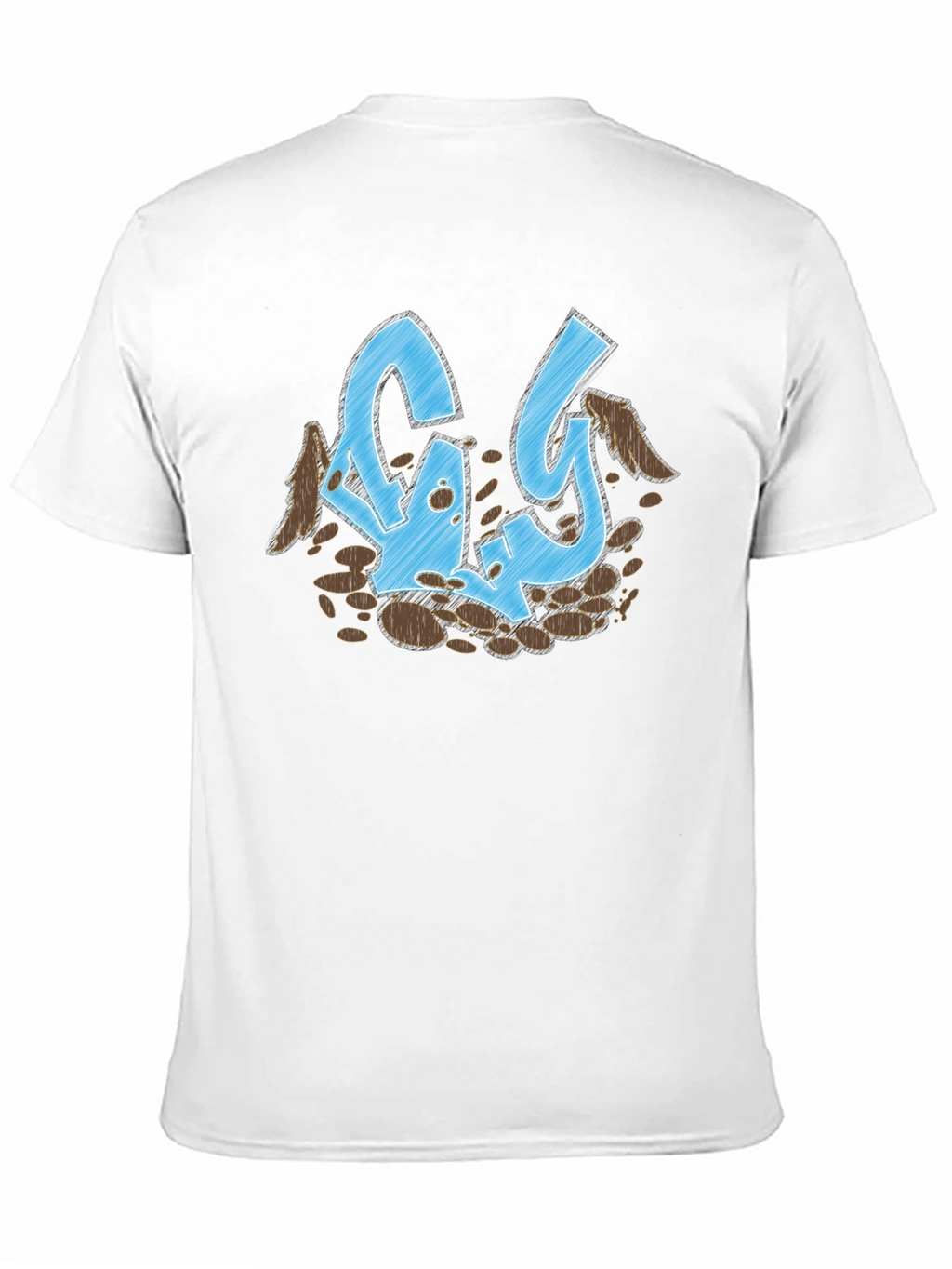 Abstract Graffiti Art Black T-Shirt