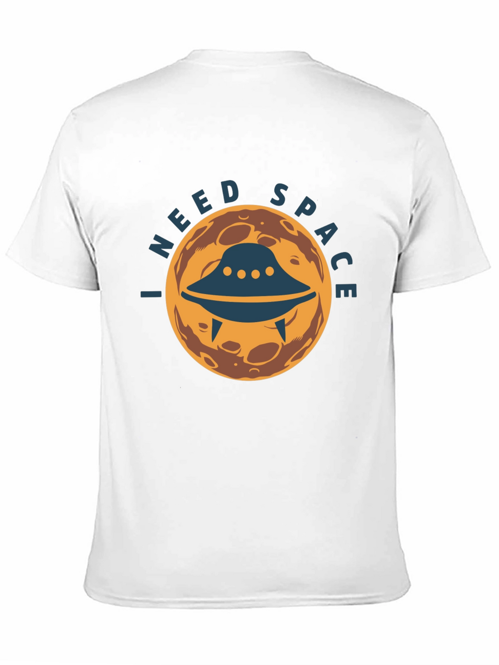 I Need Space Graphic Tee - UFO Alien Design