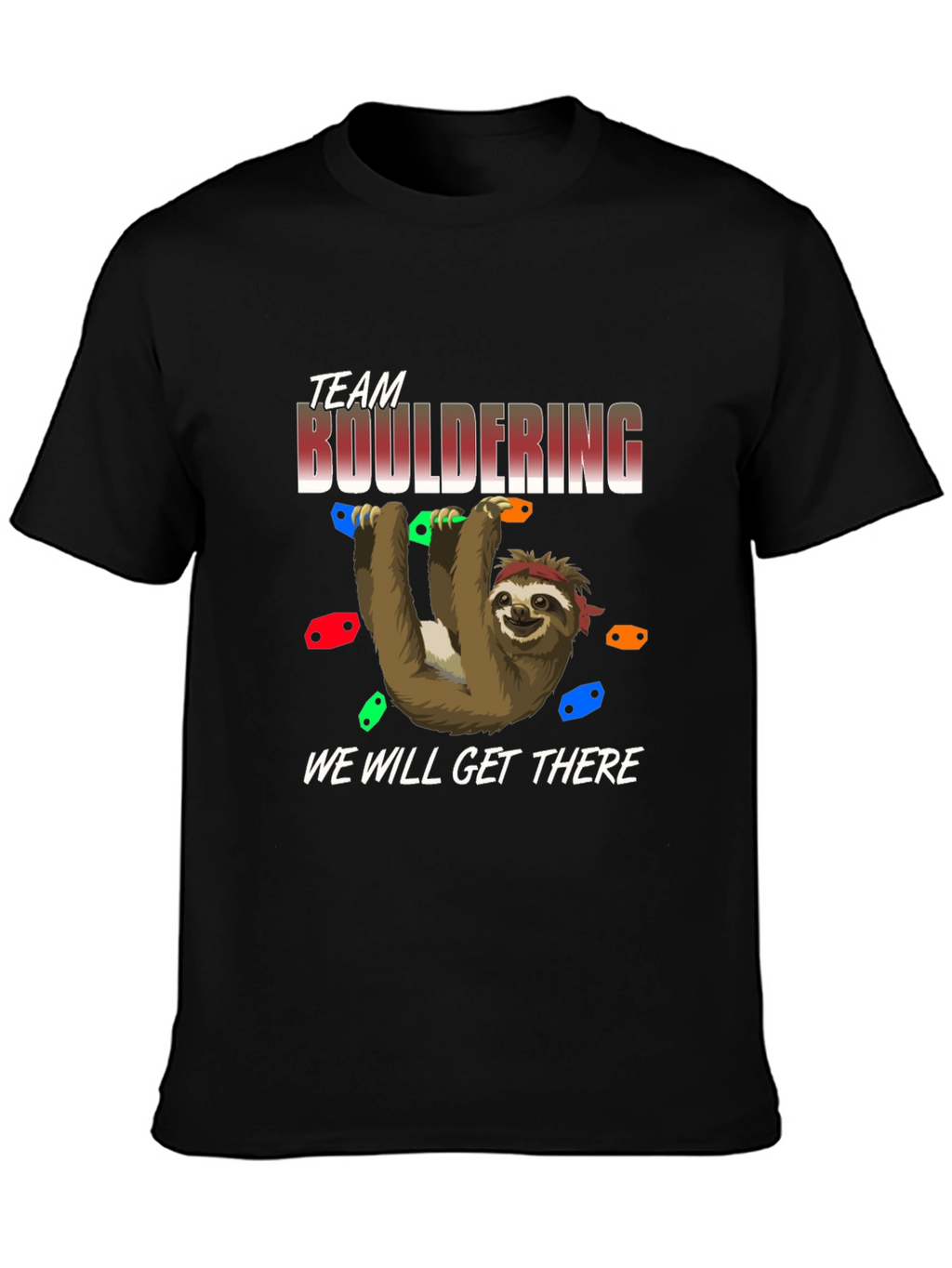 Team Bouldering Sloth Graphic T-Shirt