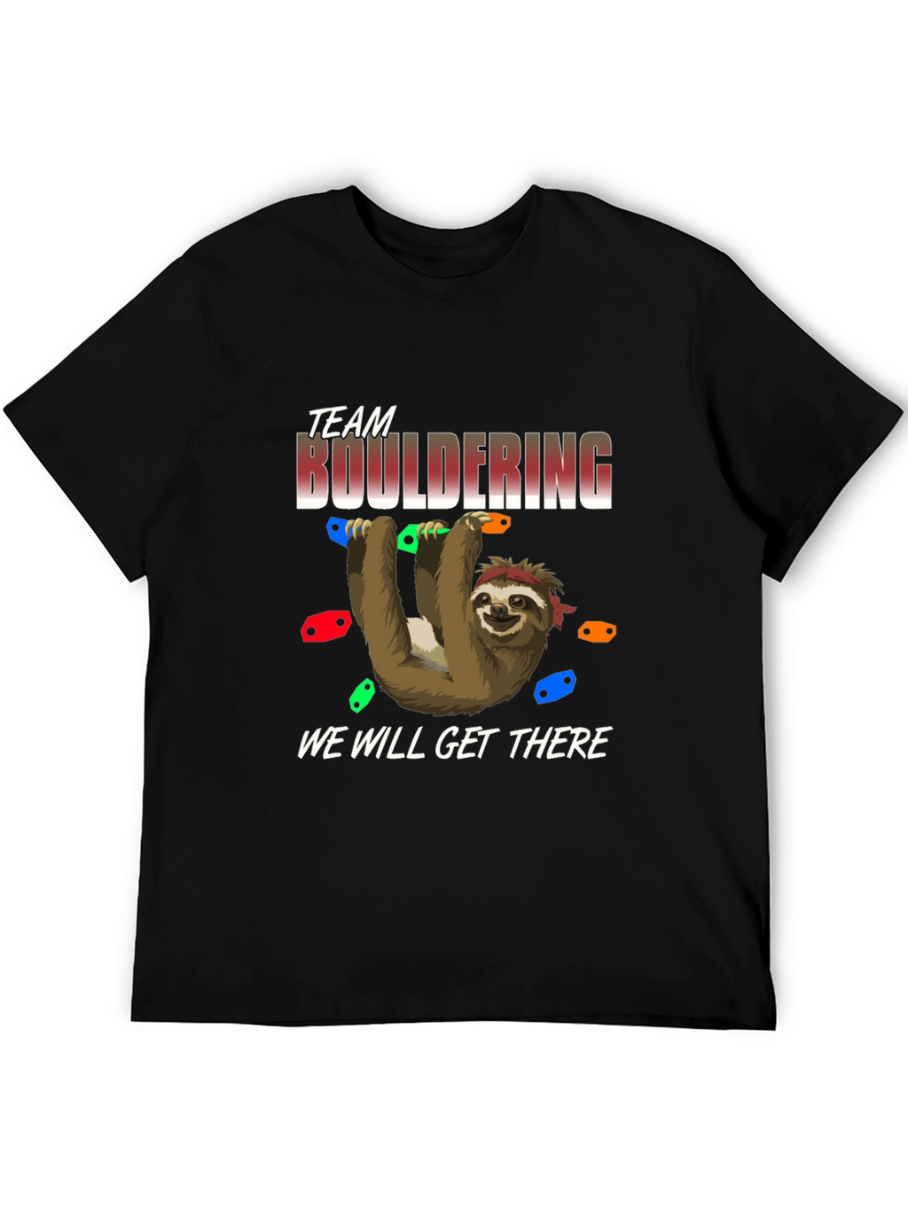 Team Bouldering Sloth Graphic T-Shirt