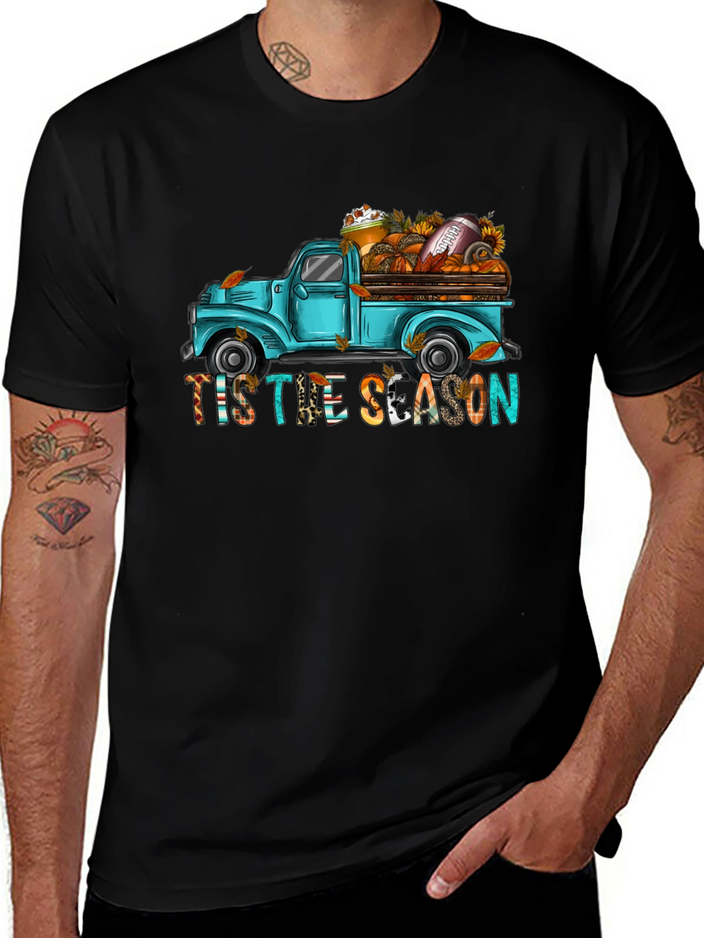 Tis The Season Truck Graphic Tee