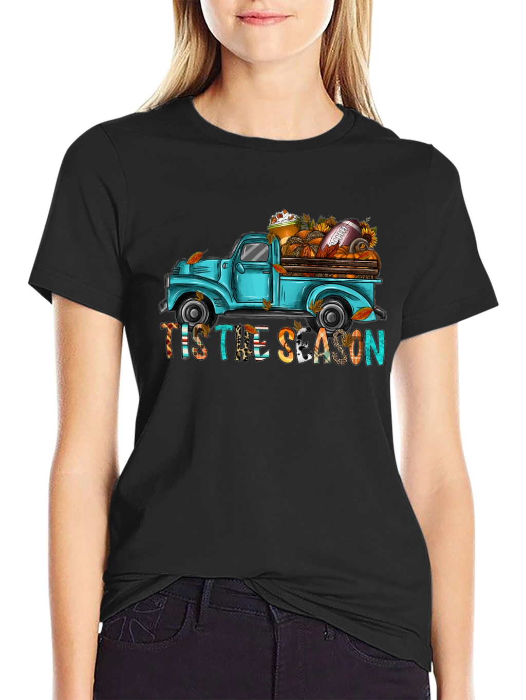 Tis The Season Truck Graphic Tee