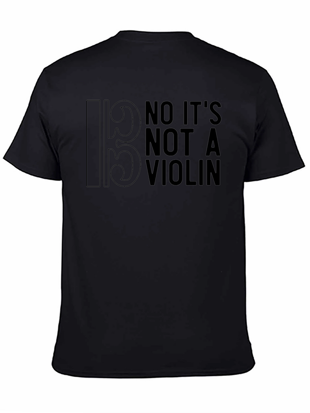 Bass Clef No Violin T-Shirt