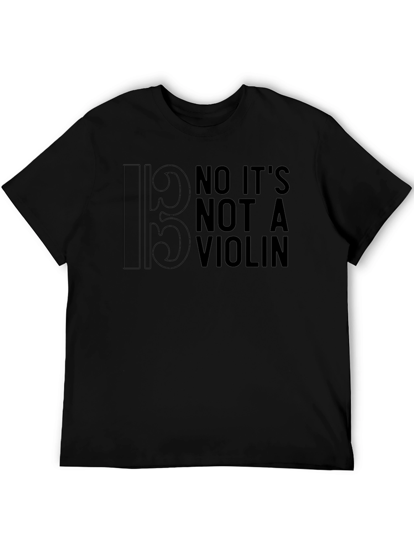 Bass Clef No Violin T-Shirt