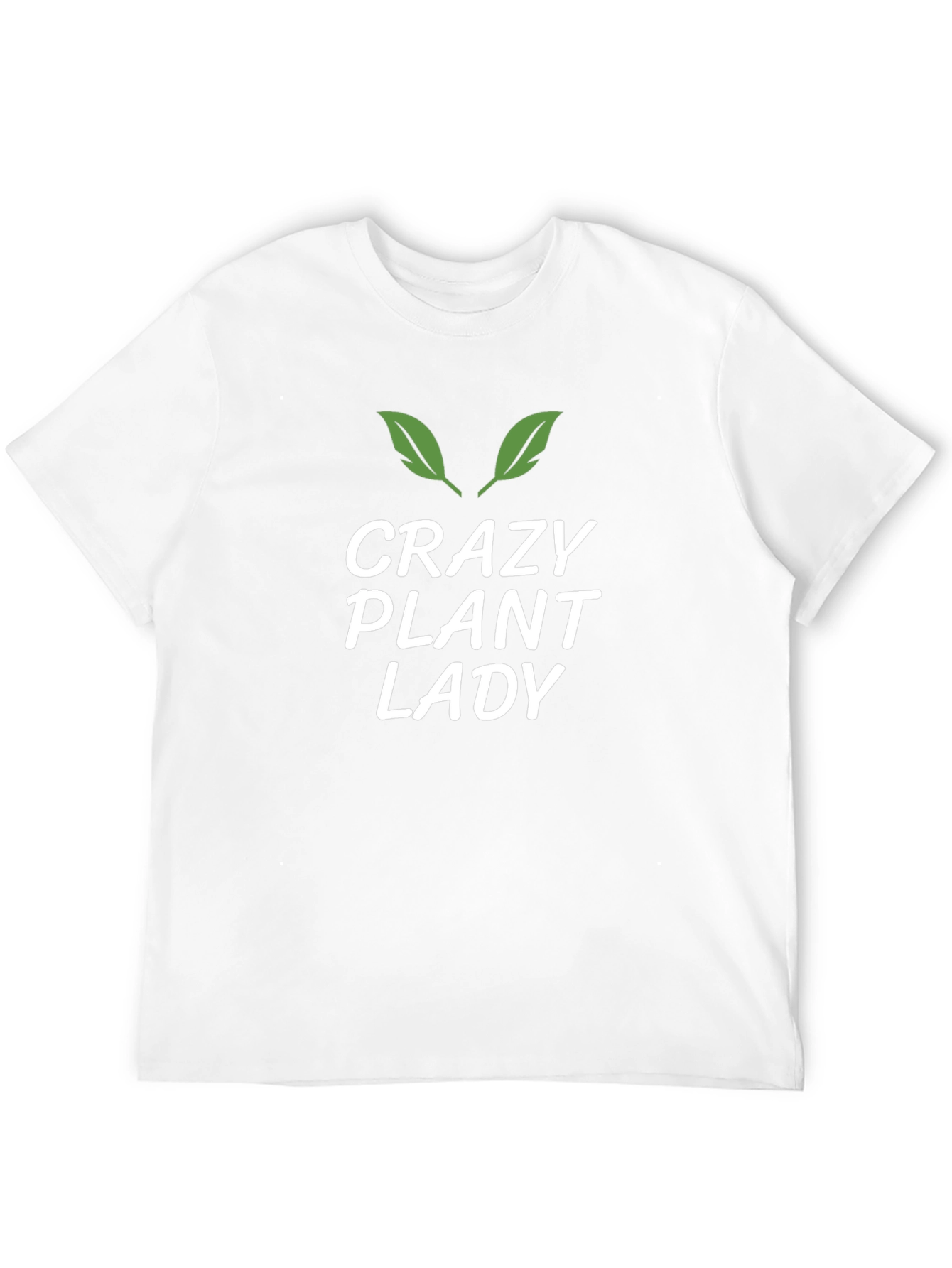 Crazy Plant Lady Graphic Tee - Black Cotton T-Shirt