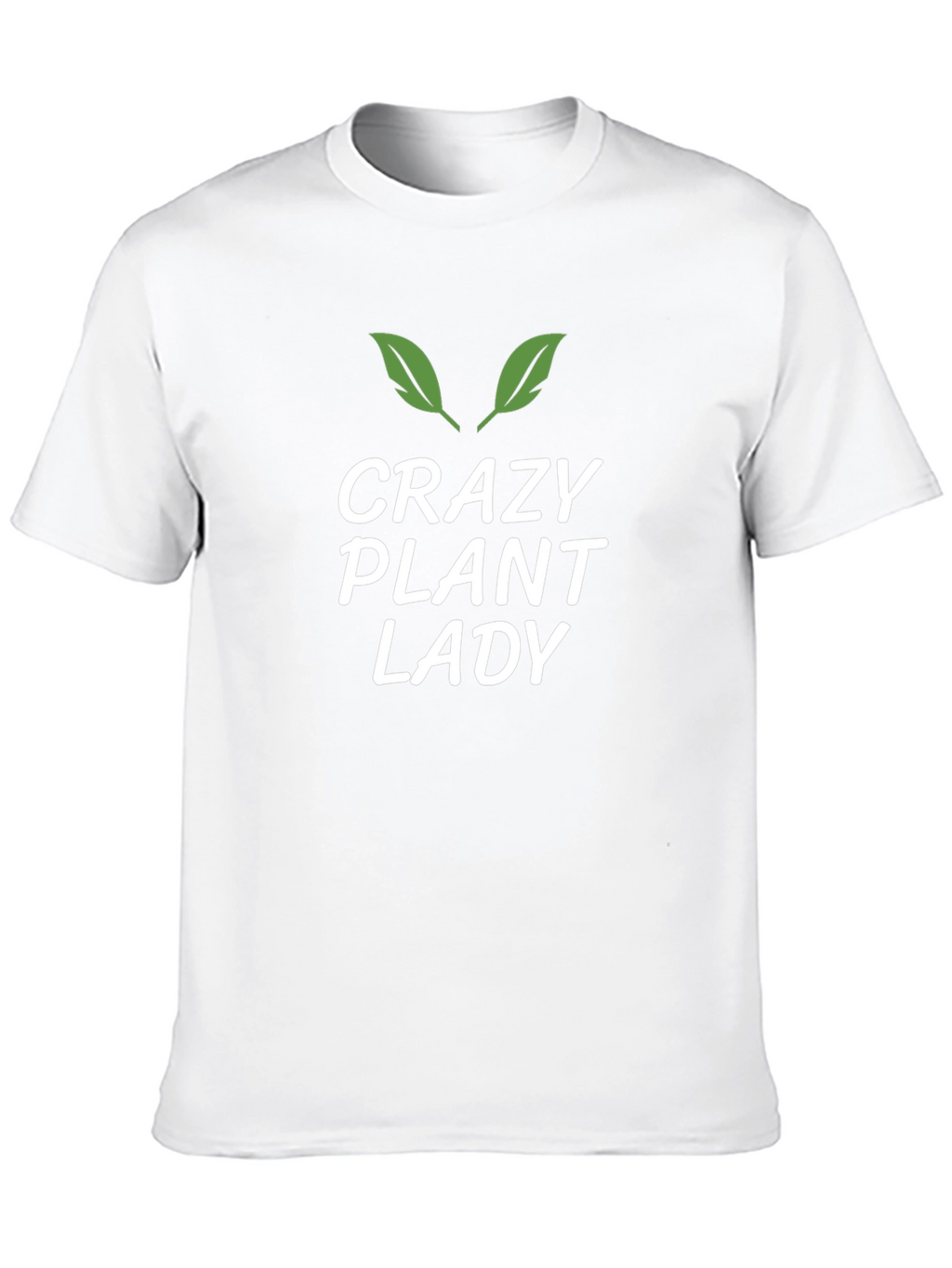Crazy Plant Lady Graphic Tee - Black Cotton T-Shirt