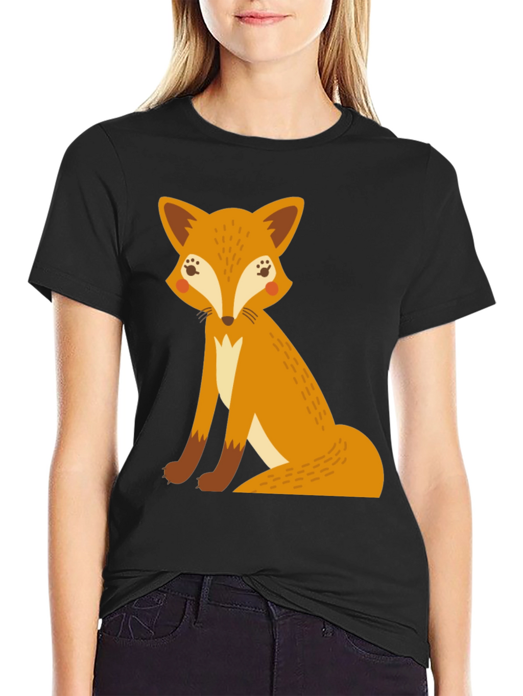 Fox Graphic T-Shirt - Fun Animal Tee