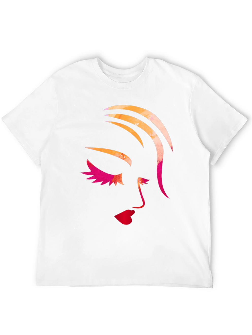 Abstract Face Graphic T-Shirt - Stylish Unisex Tee