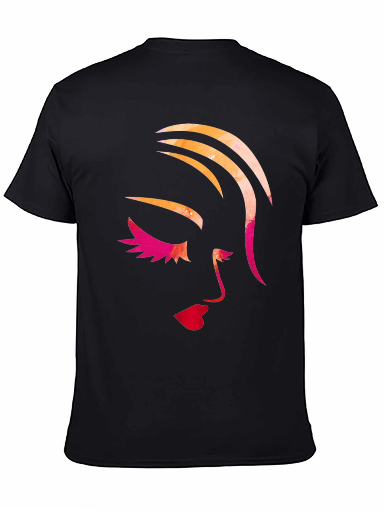 Abstract Face Graphic T-Shirt - Stylish Unisex Tee