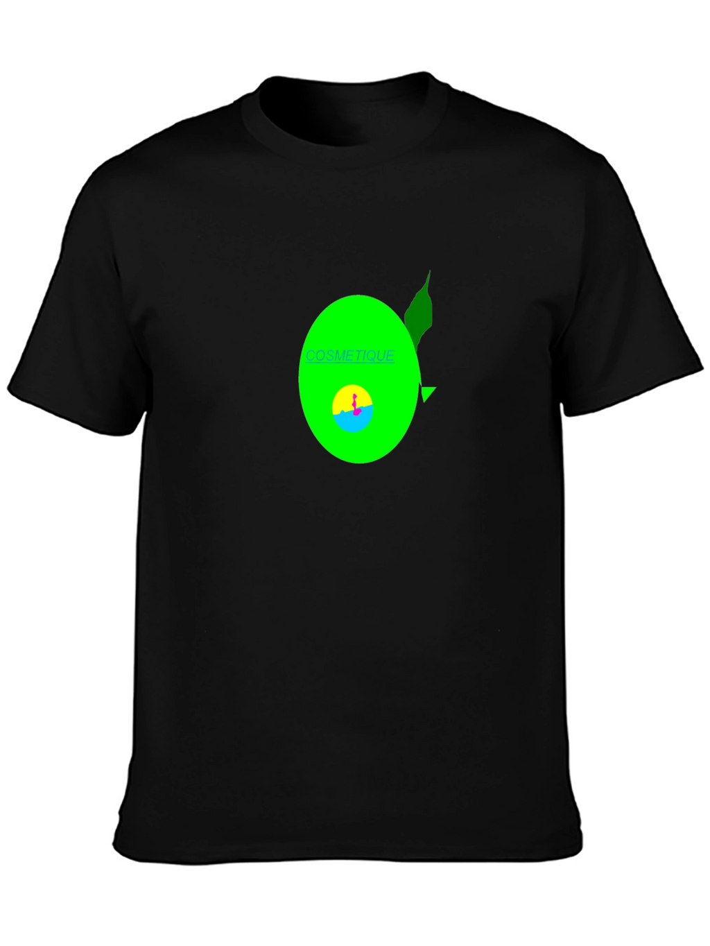 Cosmetique Graphic T-Shirt - Black