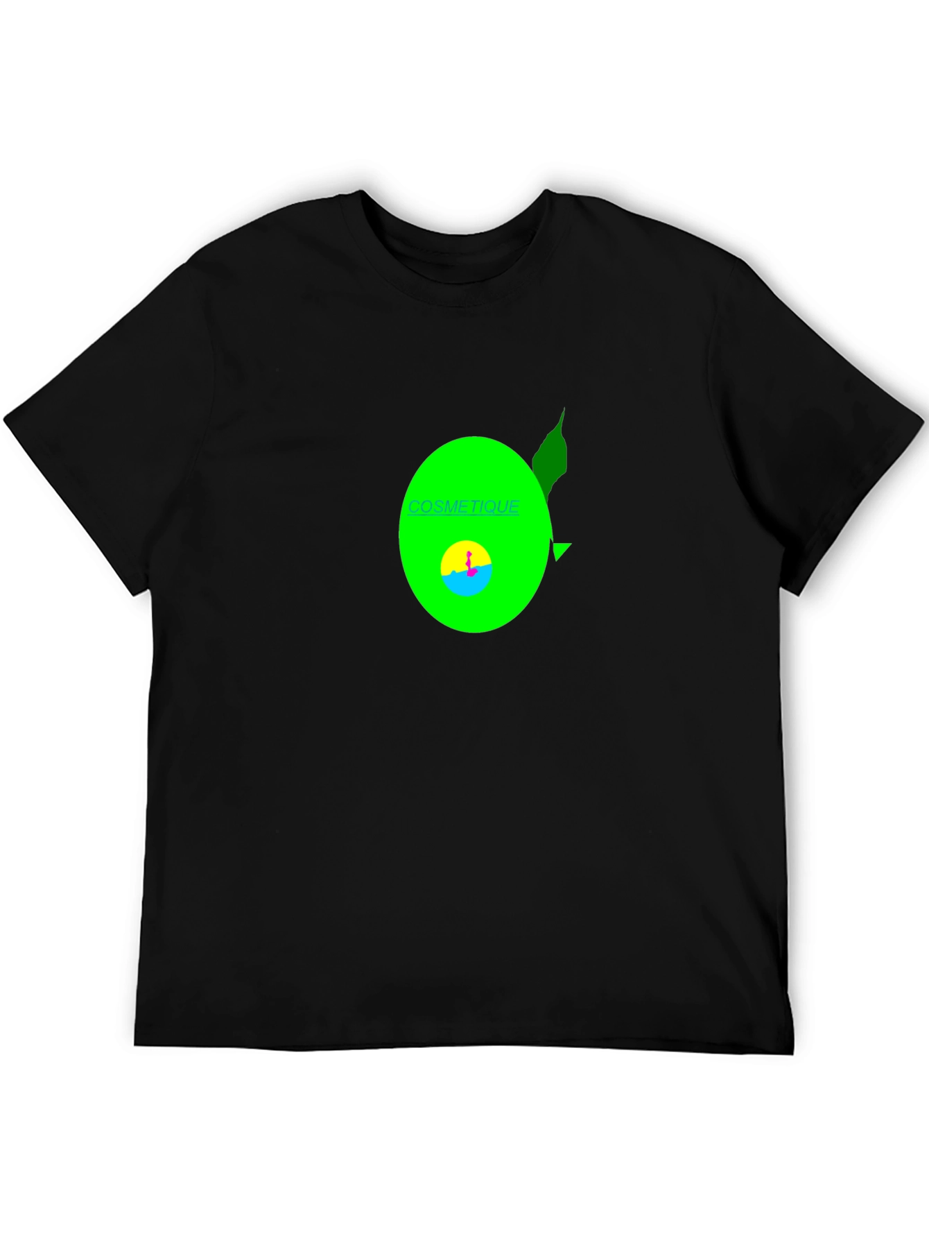 Cosmetique Graphic T-Shirt - Black