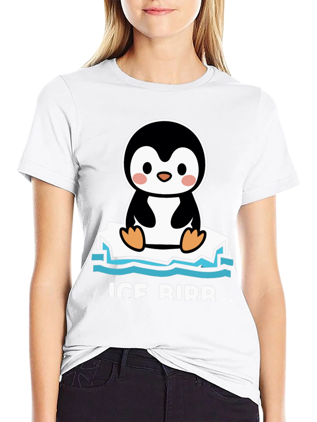 Ice Birb T-Shirt - Cute Penguin Tee