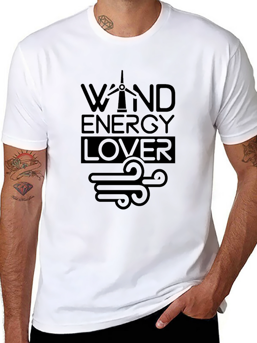 Wind Energy Lover T-Shirt - Eco-Friendly Design