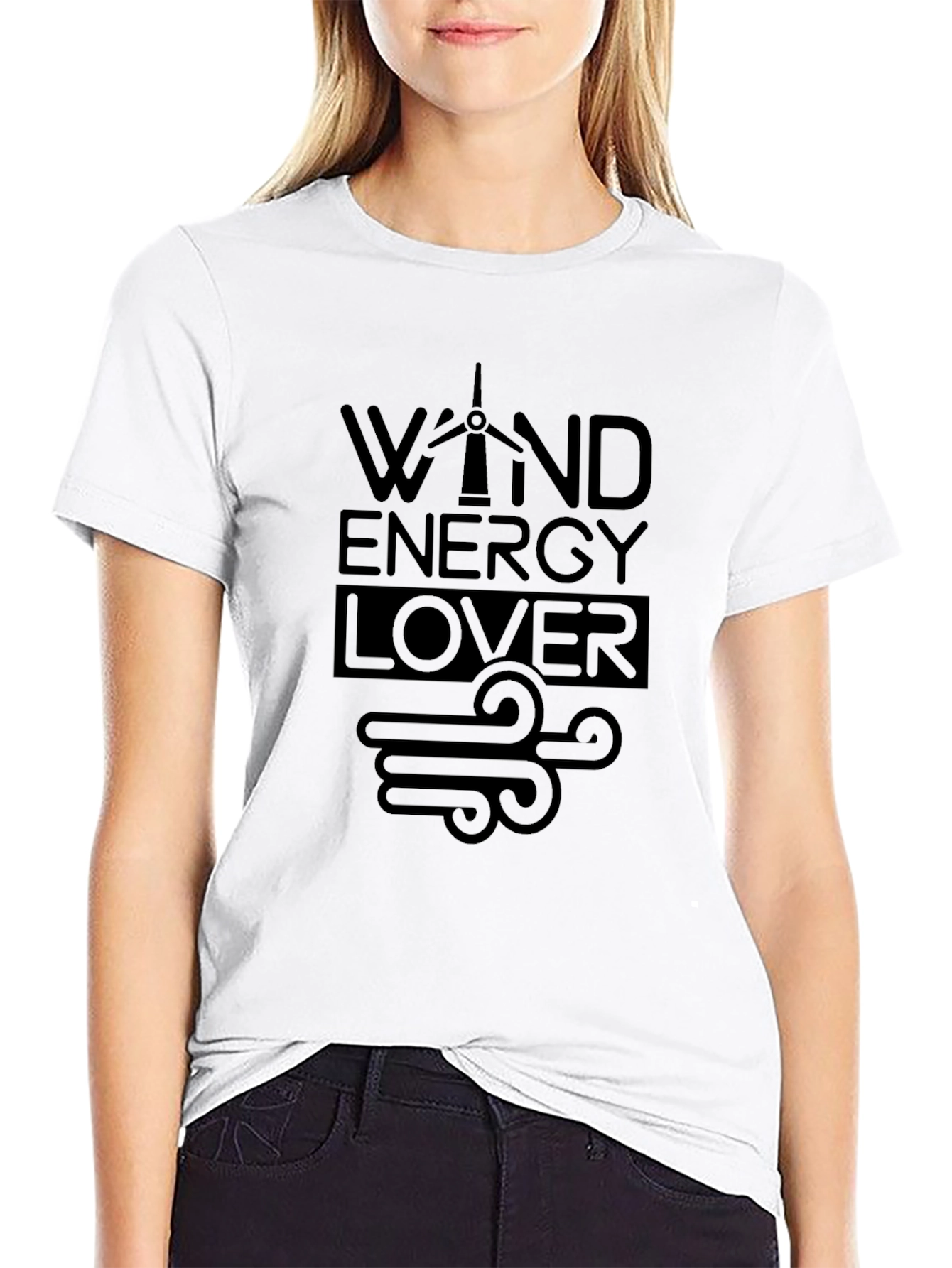 Wind Energy Lover T-Shirt - Eco-Friendly Design