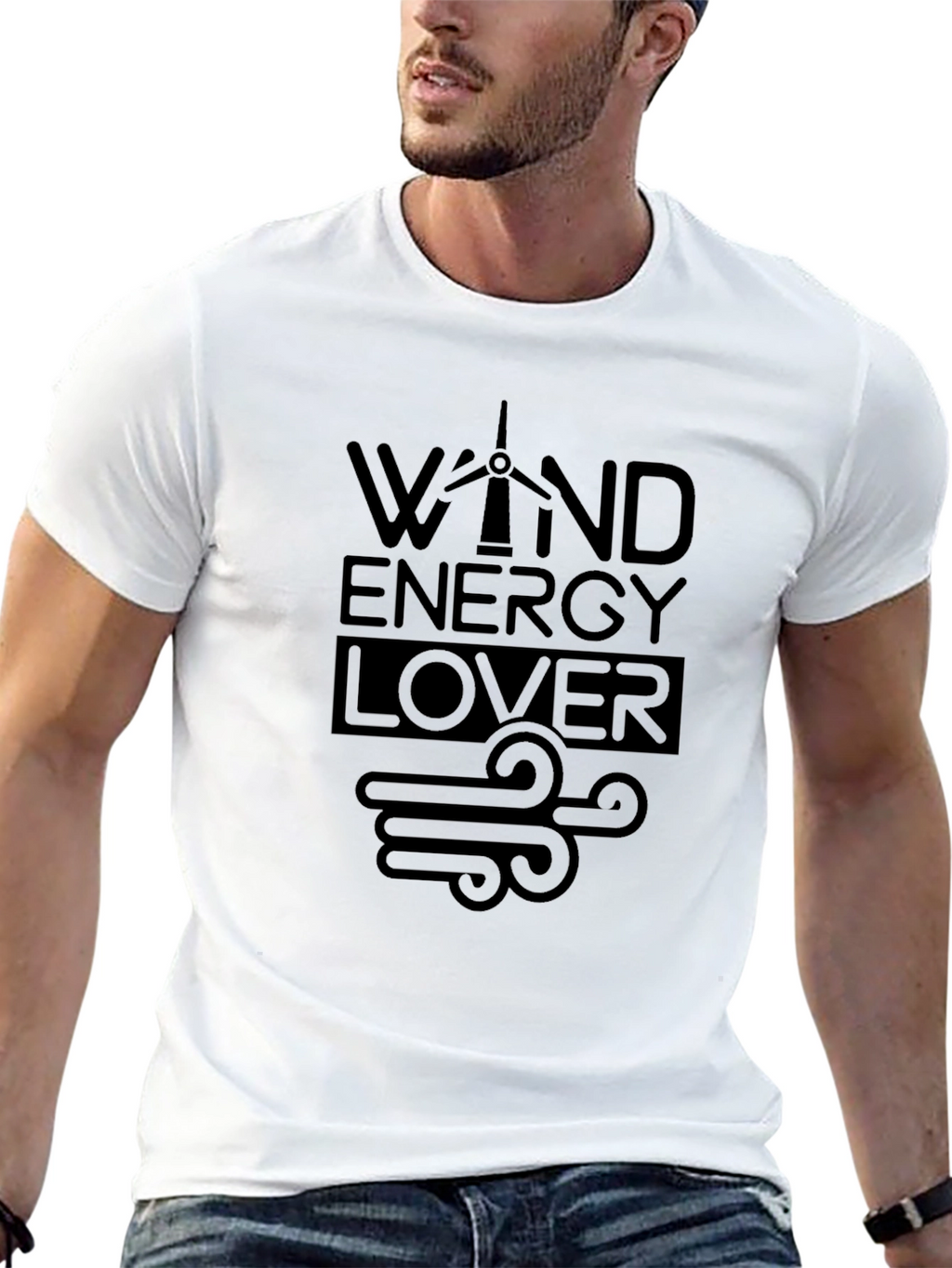 Wind Energy Lover T-Shirt - Eco-Friendly Design