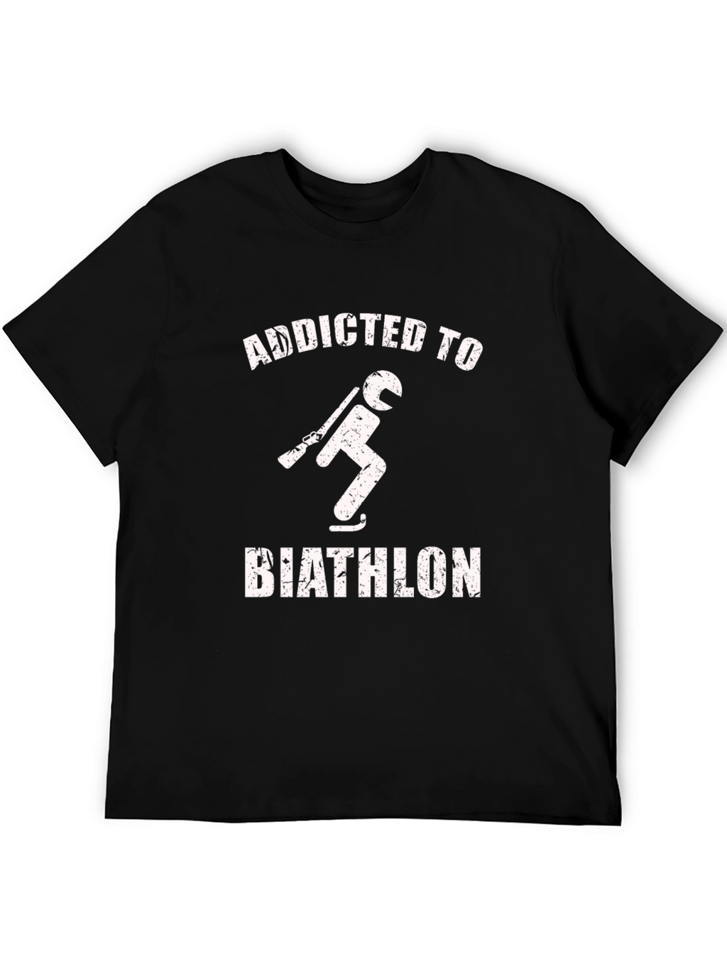 Addicted to Biathlon T-Shirt - Unisex Black Tee