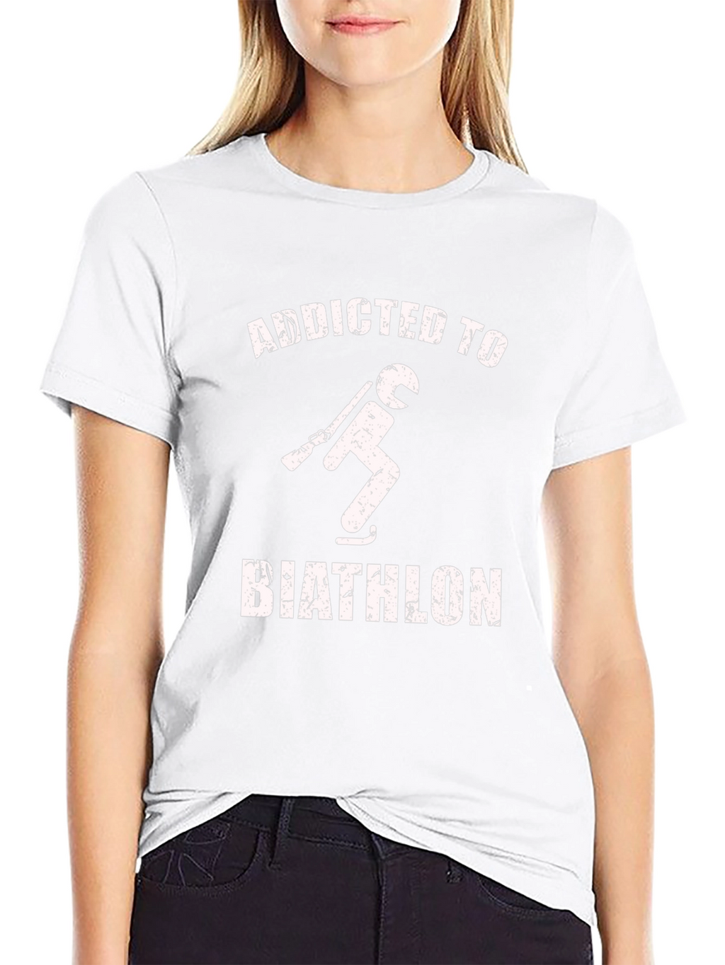 Addicted to Biathlon T-Shirt - Unisex Black Tee