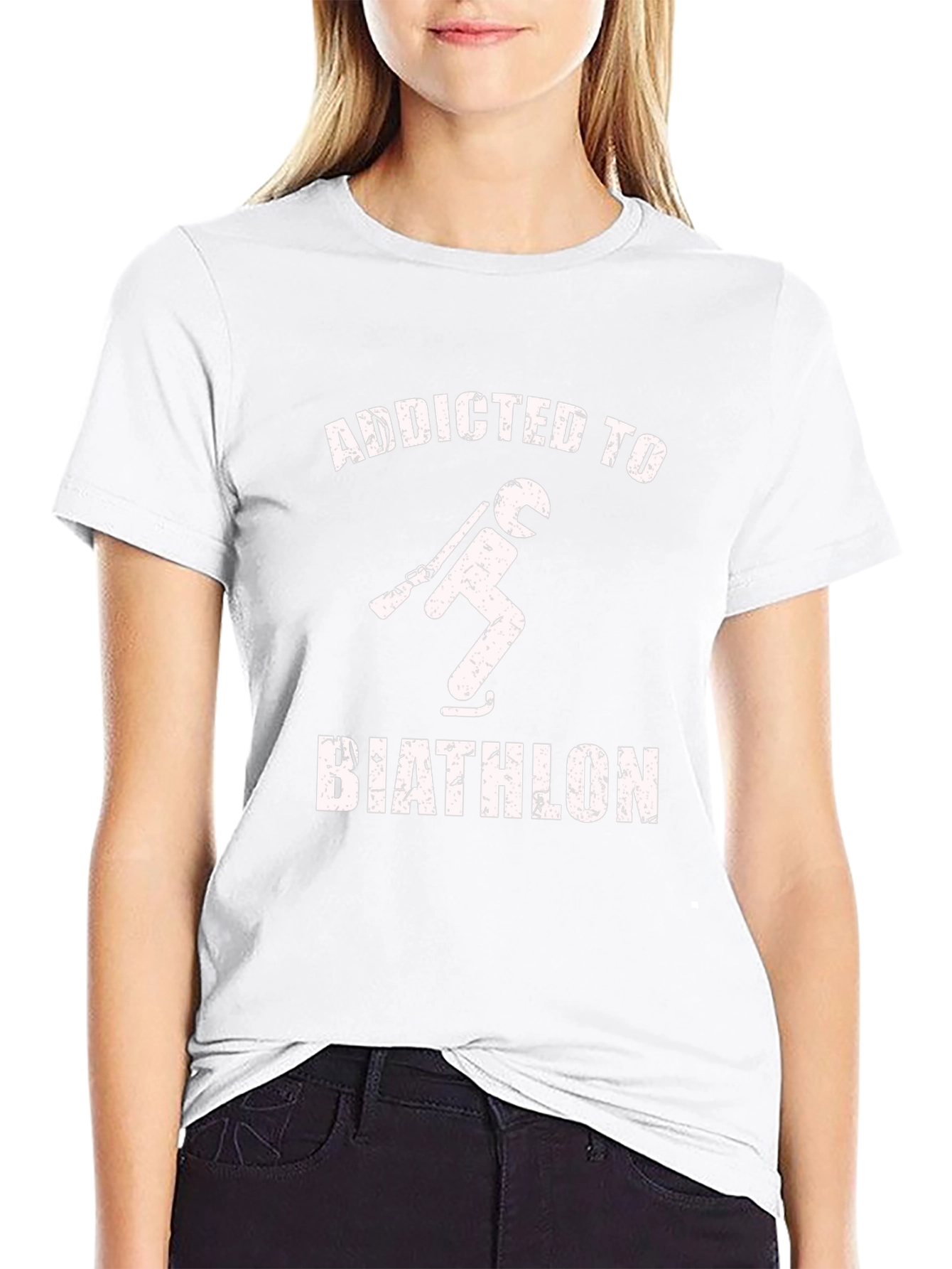 Addicted to Biathlon T-Shirt - Unisex Black Tee