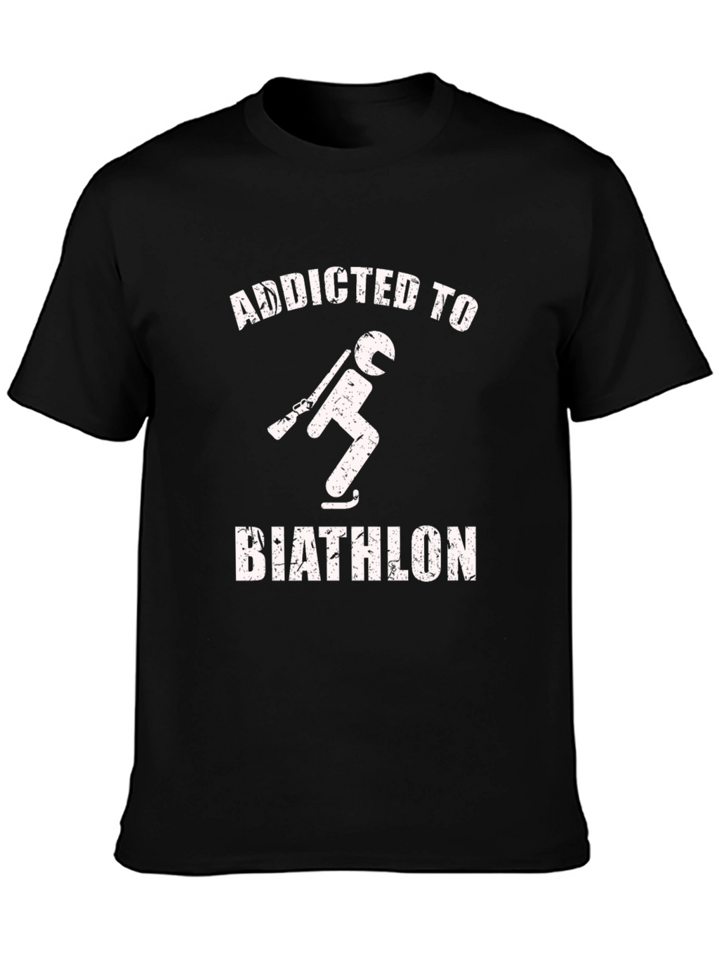 Addicted to Biathlon T-Shirt - Unisex Black Tee