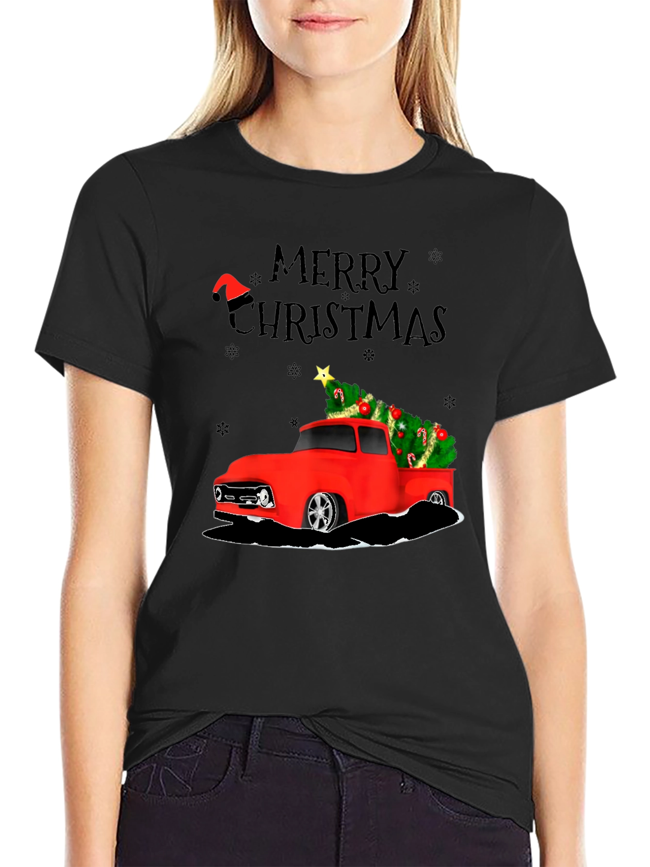 Merry Christmas Truck T-Shirt
