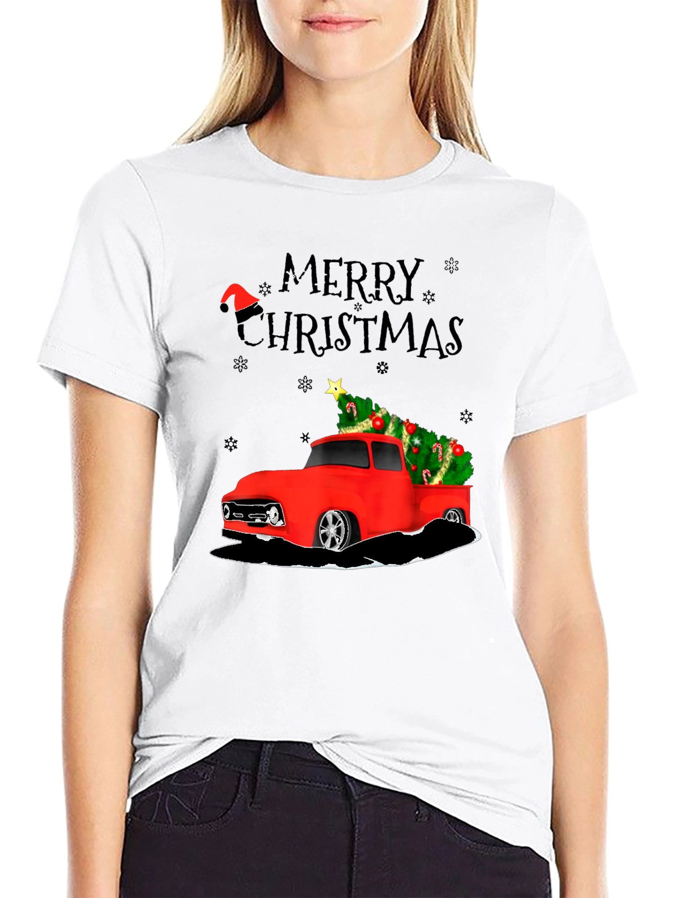 Merry Christmas Truck T-Shirt