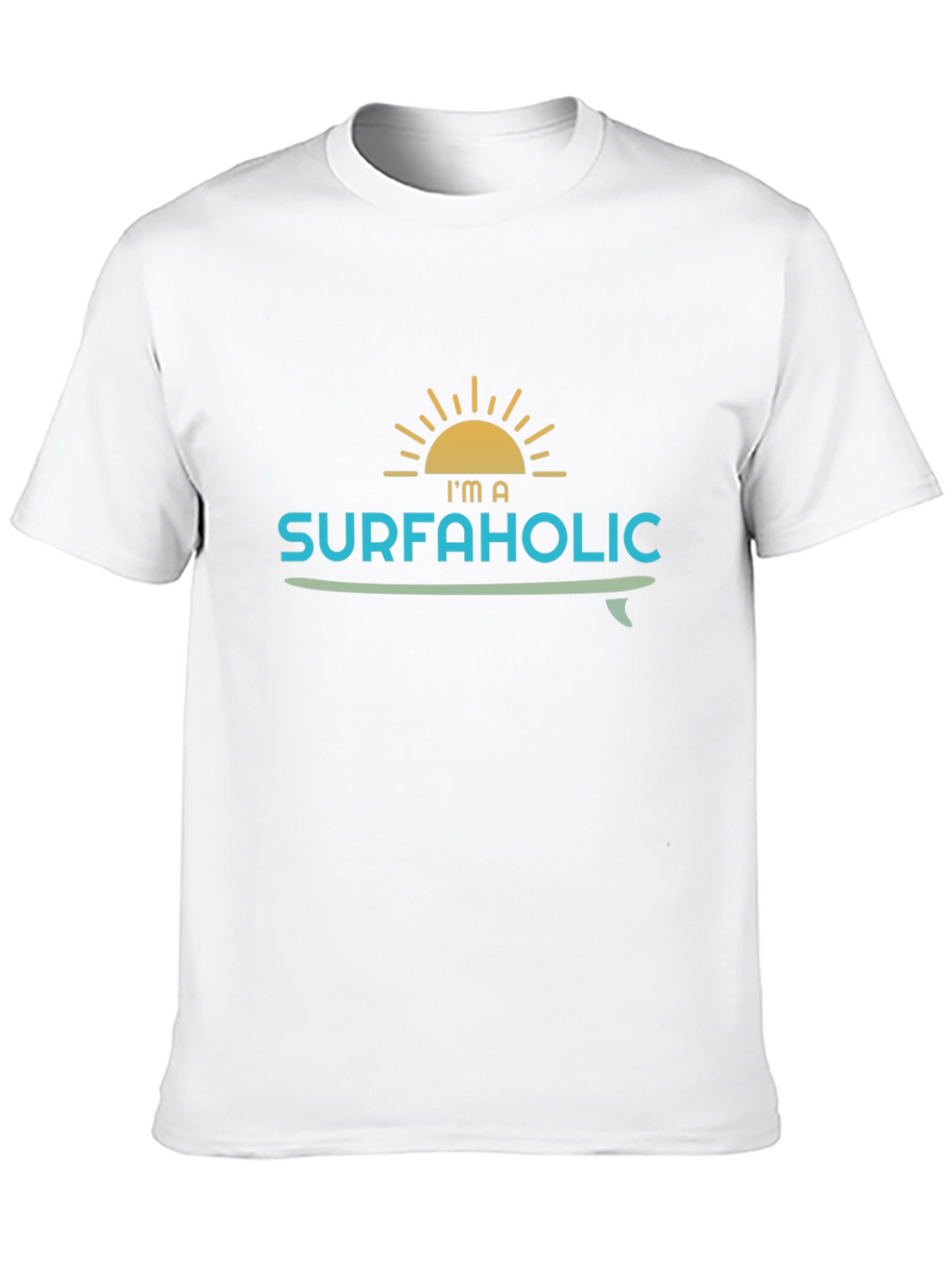 Surfaholic Graphic T-Shirt - Black