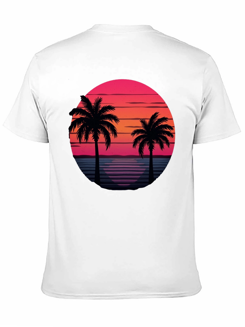Retro Palm Tree Sunset T-Shirt