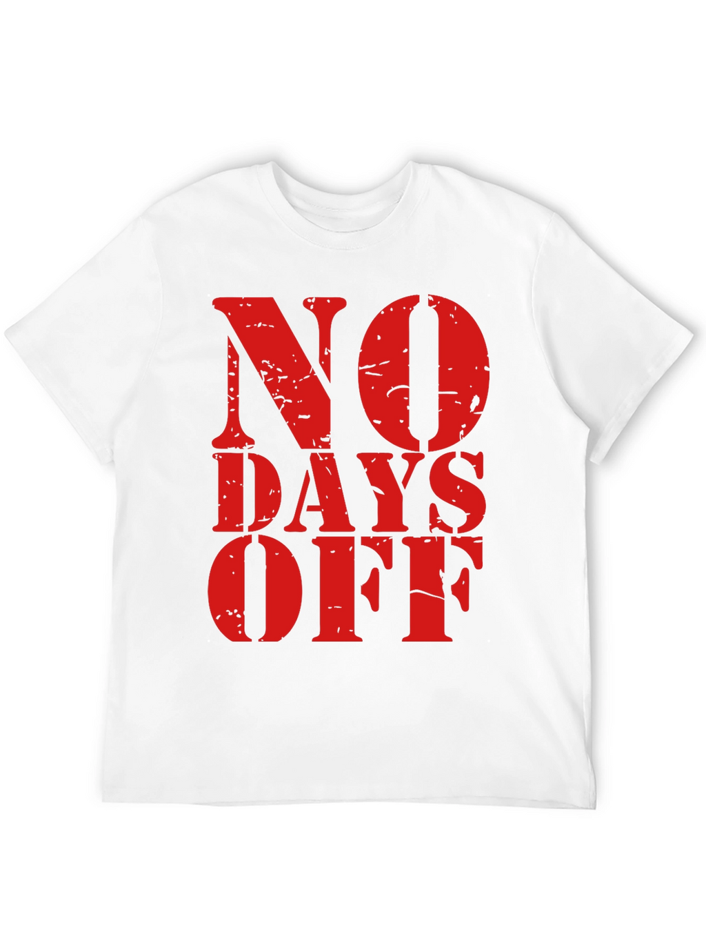 No Days Off Graphic Tee - Black
