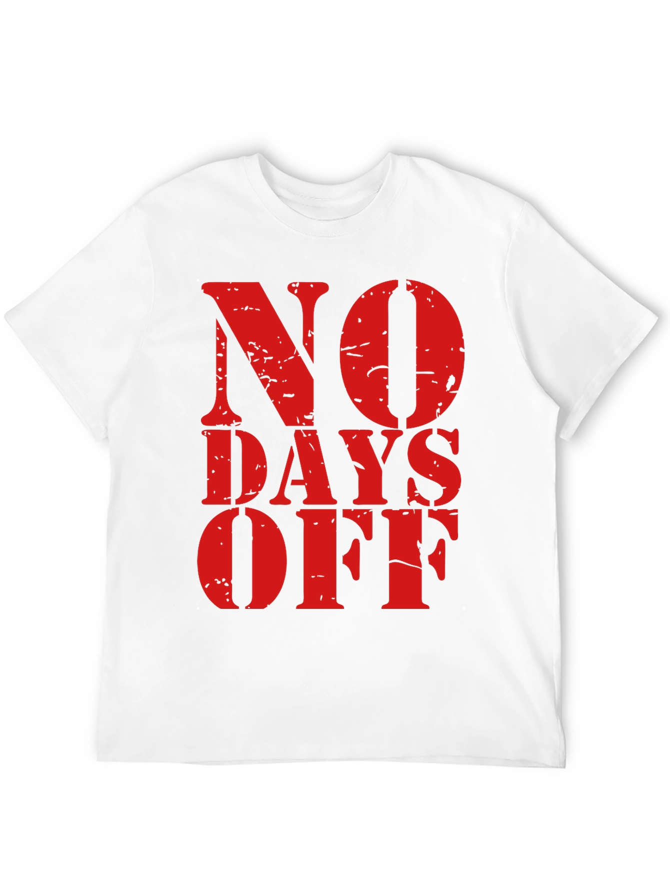 No Days Off Graphic Tee - Black