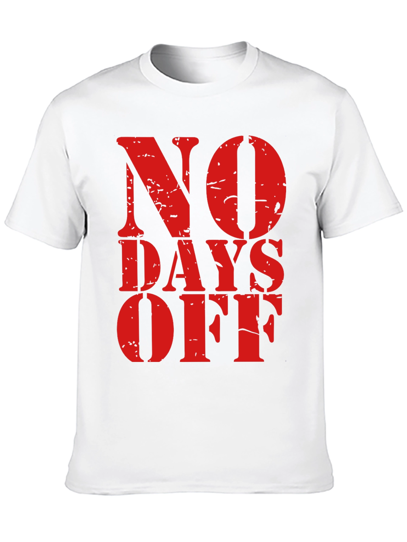 No Days Off Graphic Tee - Black
