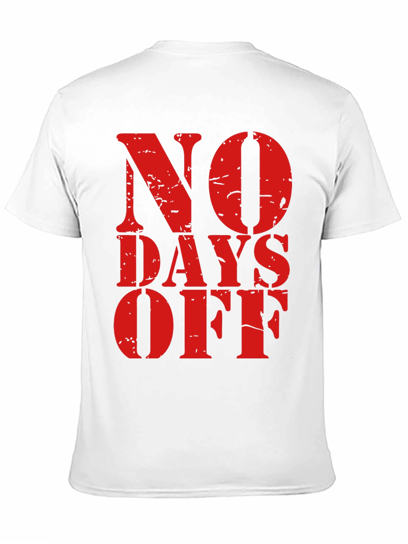 No Days Off Graphic Tee - Black