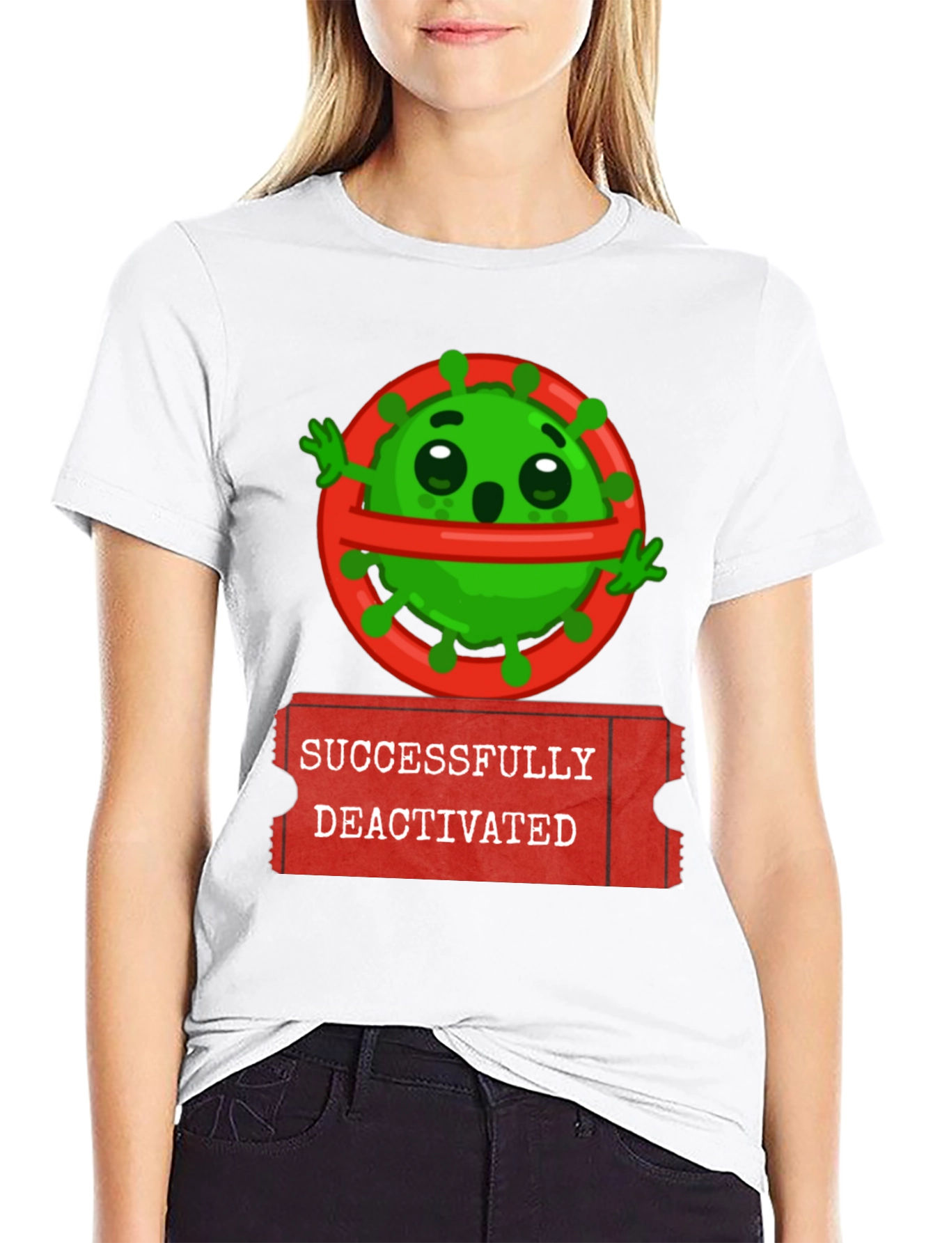 Successfully Deactivated Virus Graphic Tee
