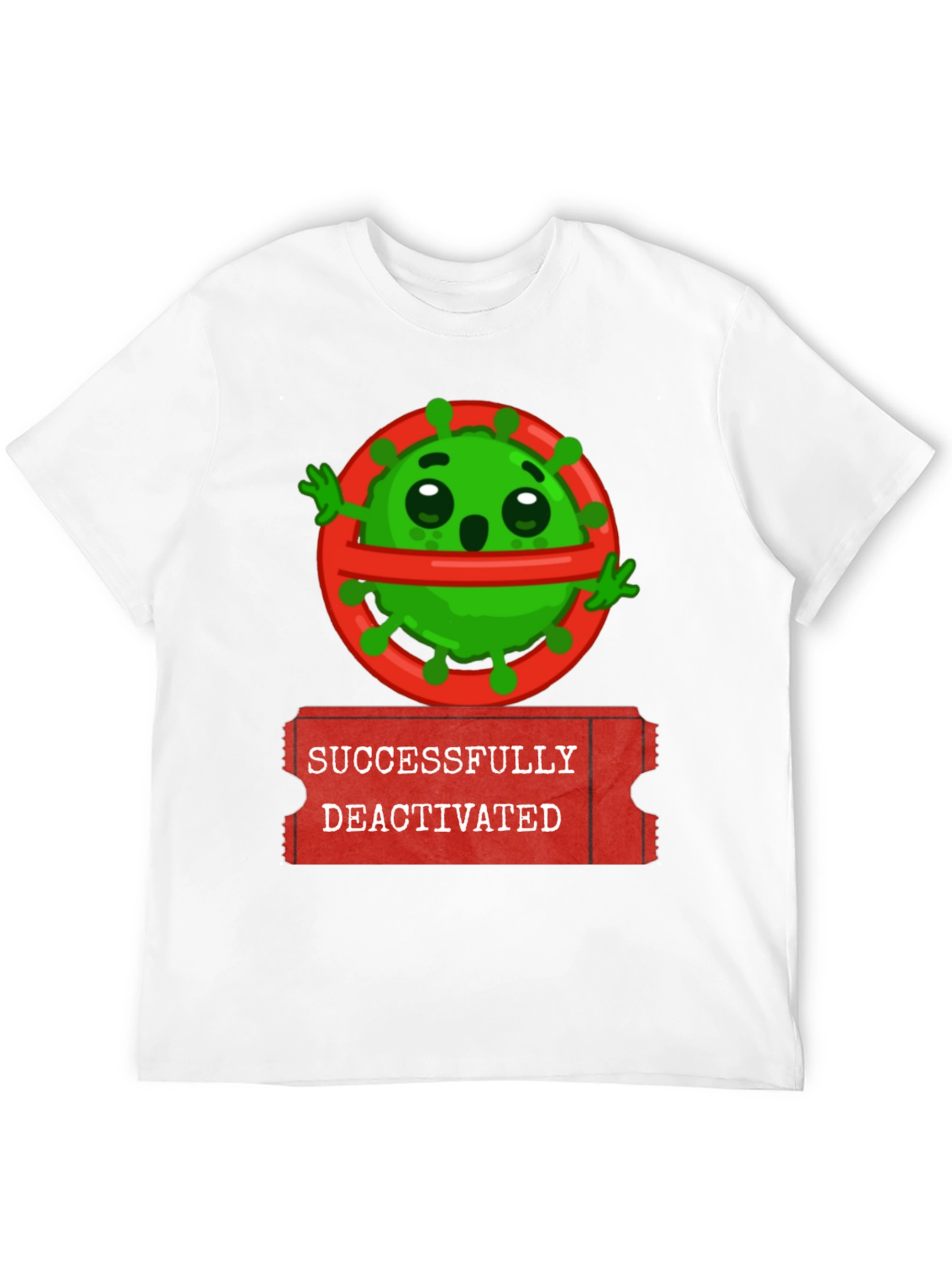 Successfully Deactivated Virus Graphic Tee