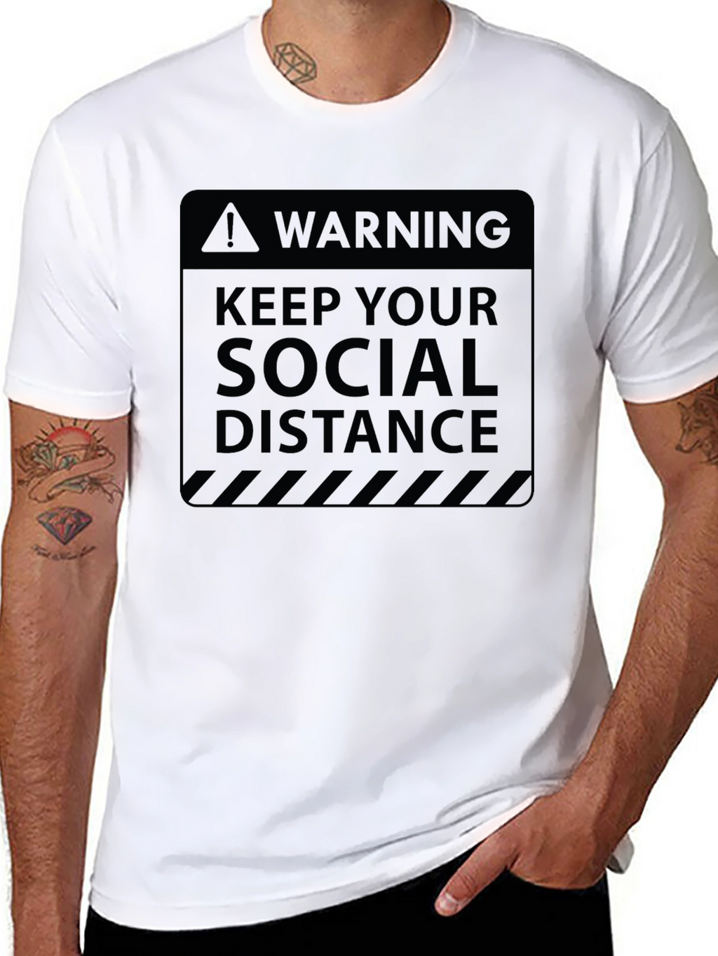 Keep Your Social Distance Graphic T-Shirt