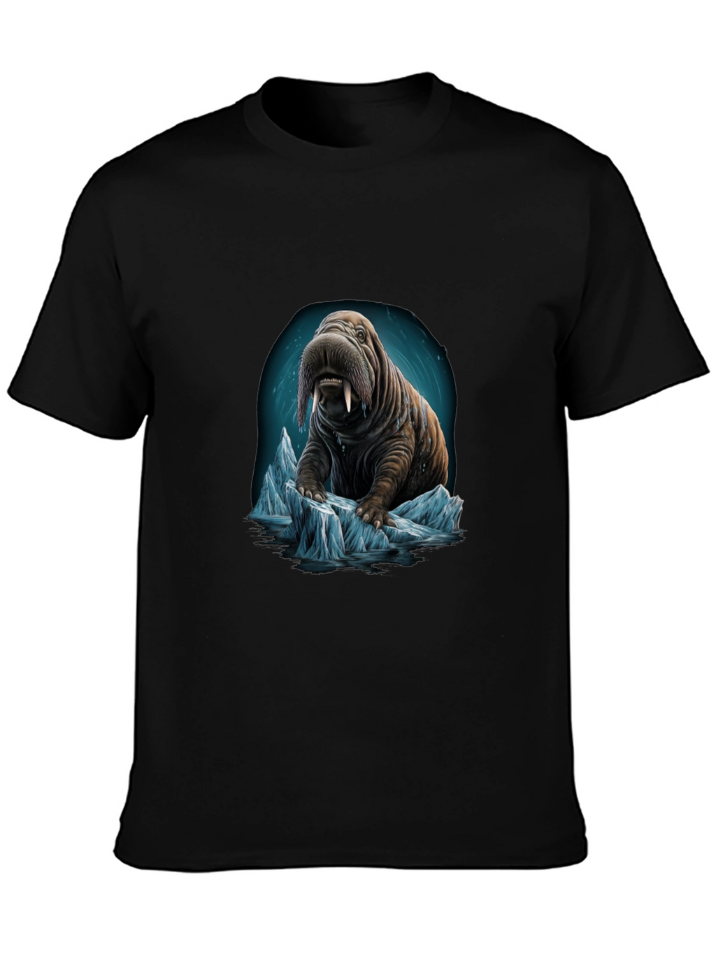Walrus on Iceberg Graphic T-Shirt