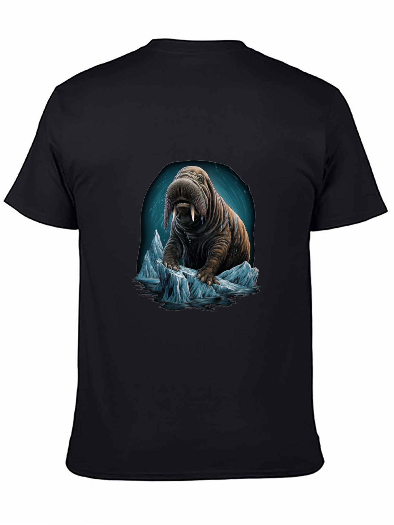 Walrus on Iceberg Graphic T-Shirt