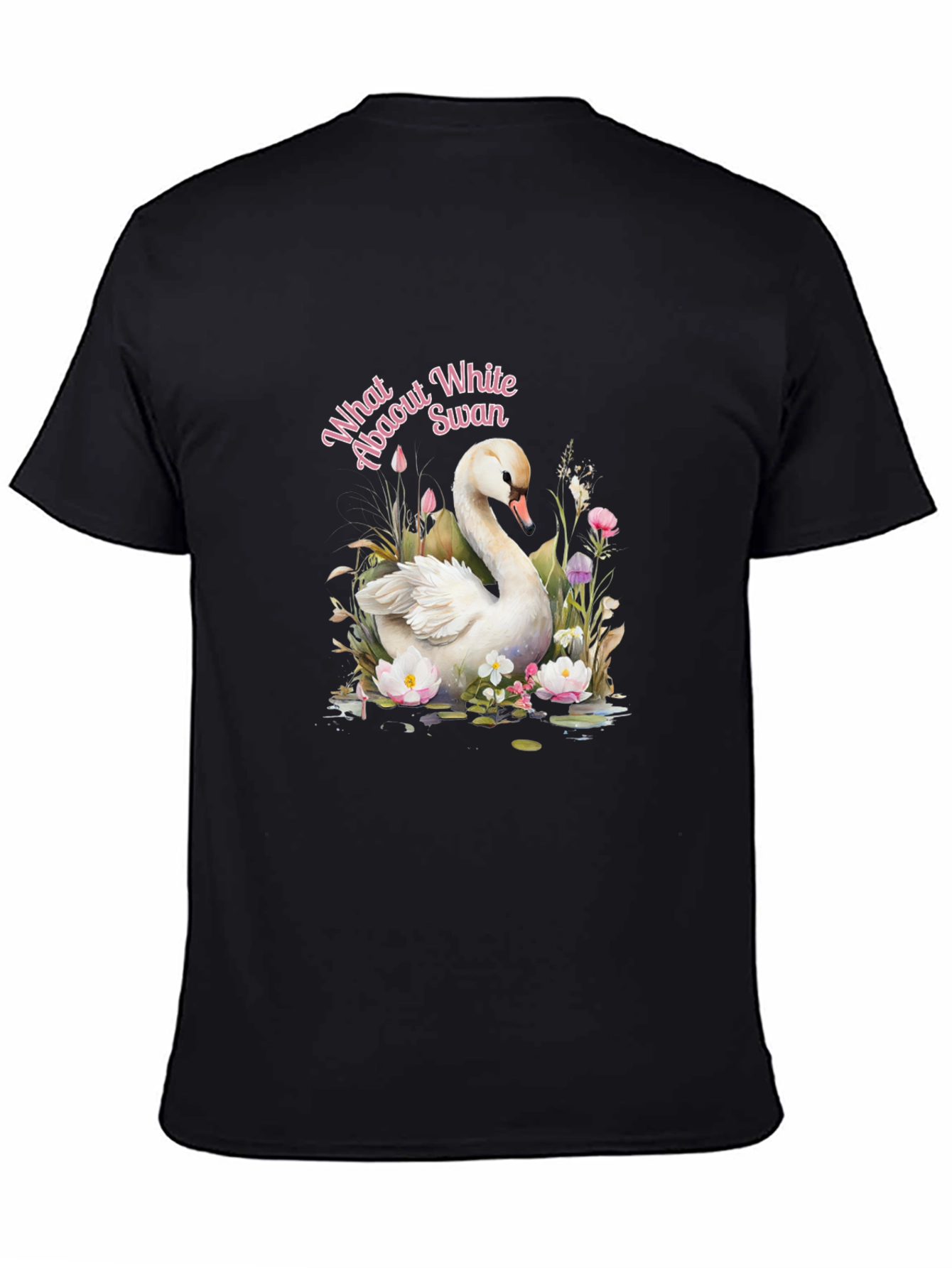 Elegant Swan Graphic T-Shirt