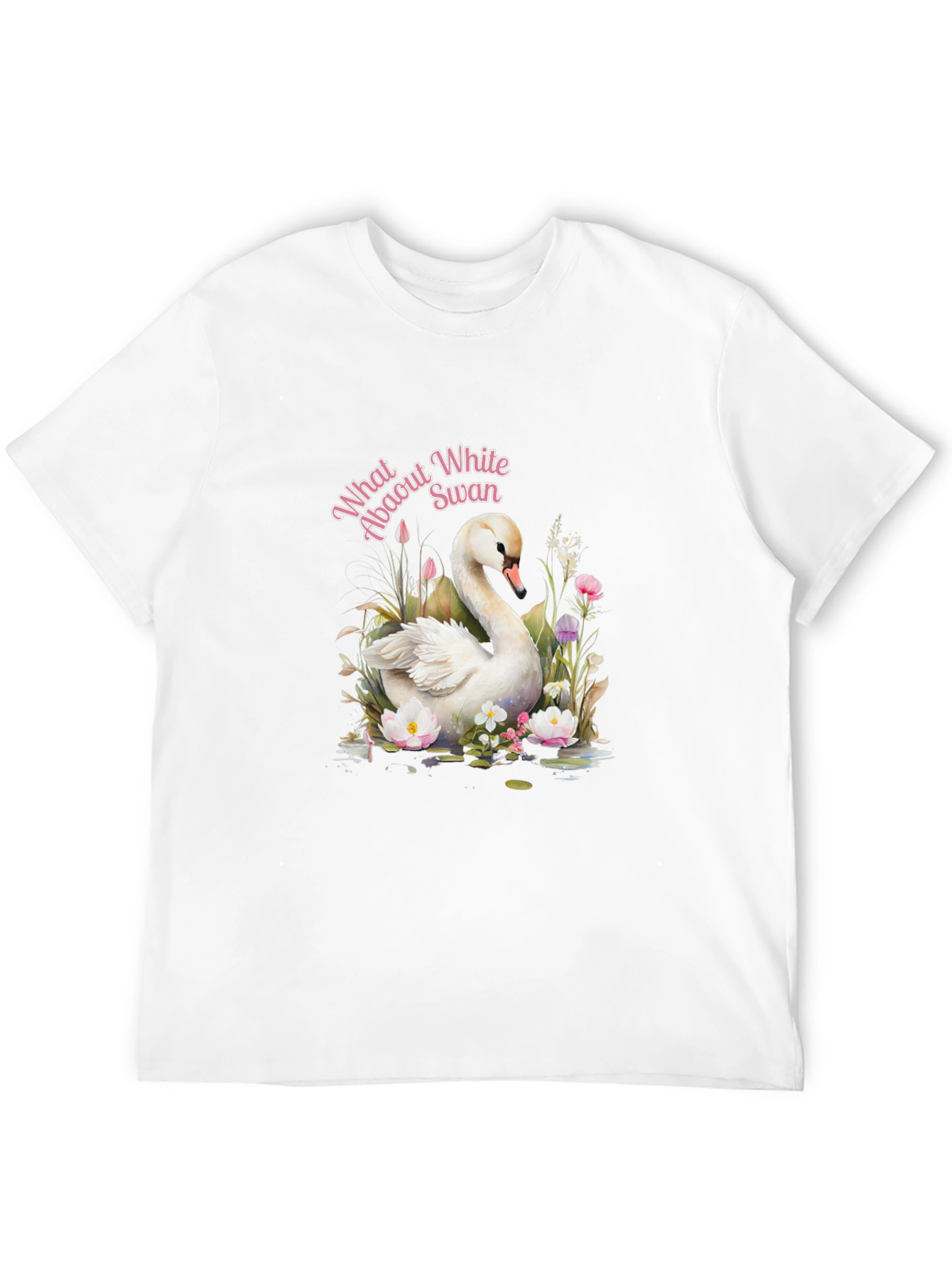 Elegant Swan Graphic T-Shirt