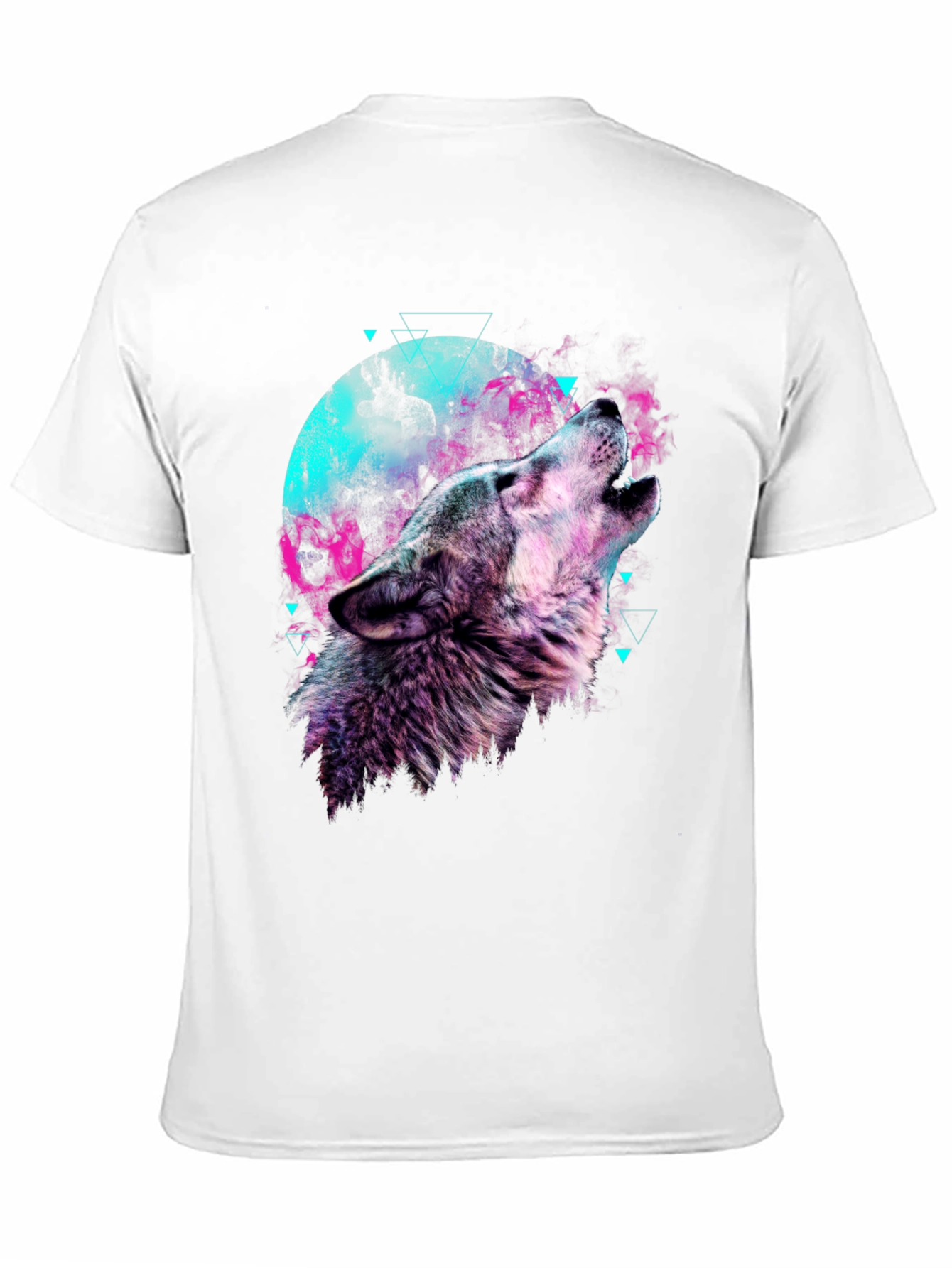 Wolf Howl Graphic T-Shirt - Mens Black Tee