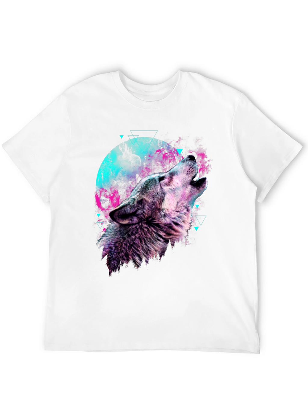 Wolf Howl Graphic T-Shirt - Mens Black Tee