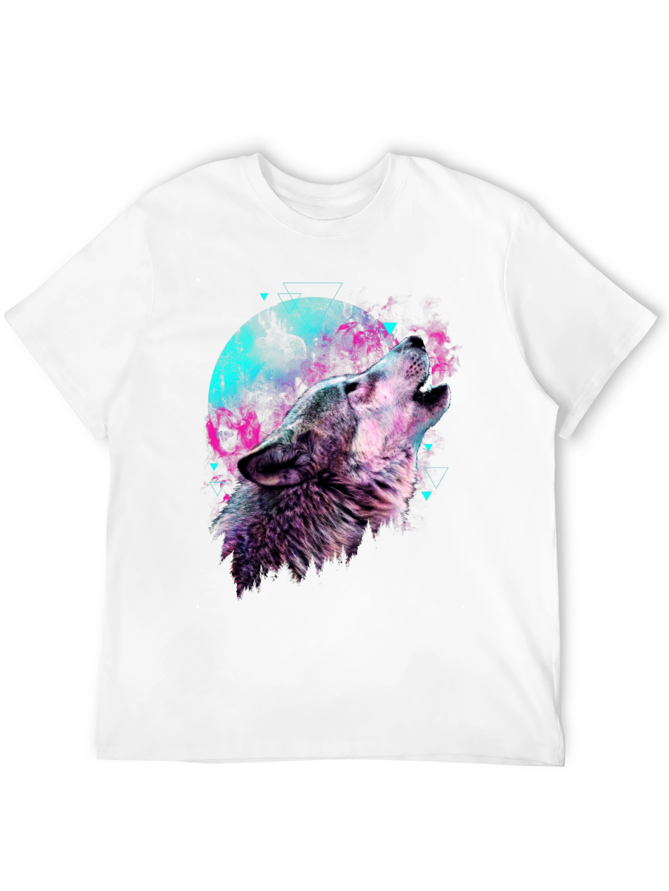 Wolf Howl Graphic T-Shirt - Mens Black Tee