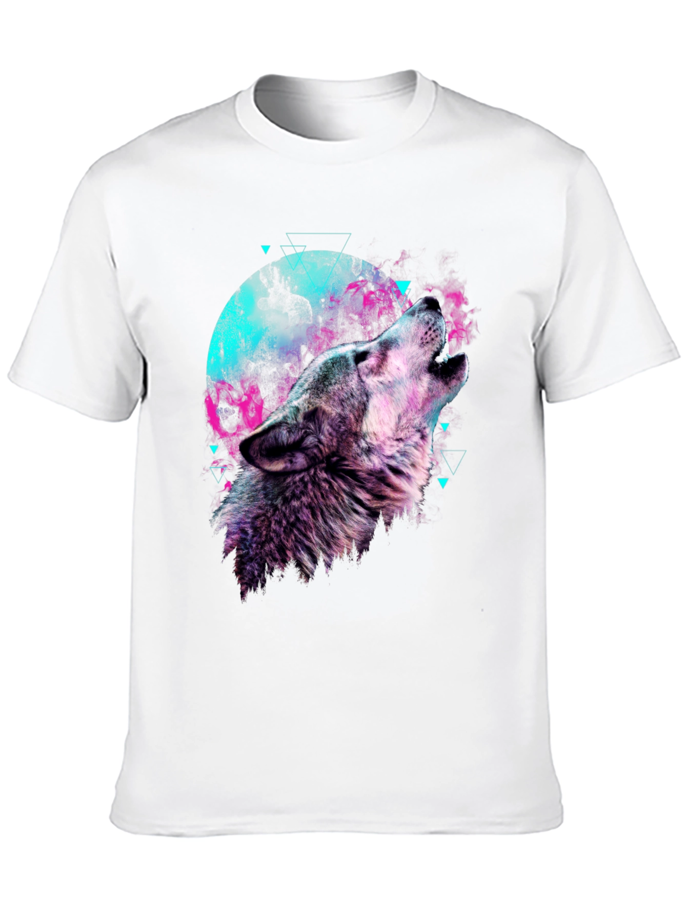 Wolf Howl Graphic T-Shirt - Mens Black Tee