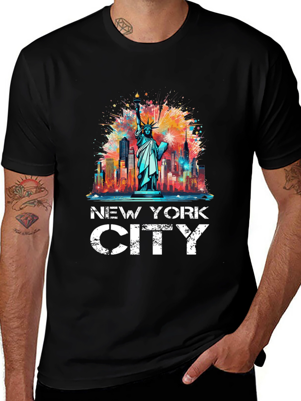 New York City Statue of Liberty Graphic Tee