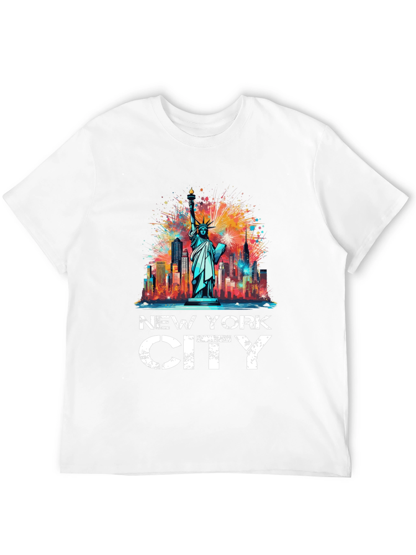 New York City Statue of Liberty Graphic Tee