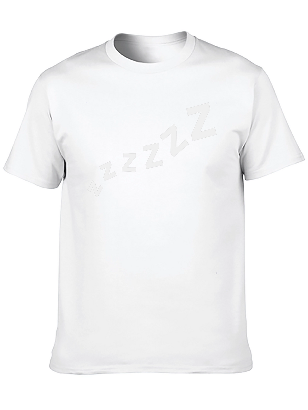Mens Black Zzzz Graphic Tee - Sleepy Time Shirt