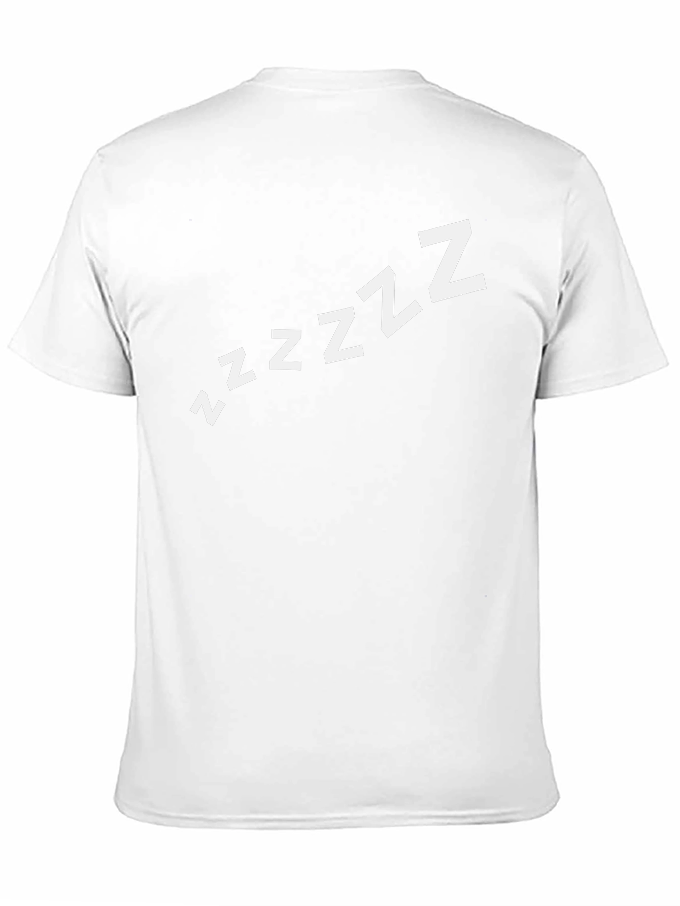 Mens Black Zzzz Graphic Tee - Sleepy Time Shirt